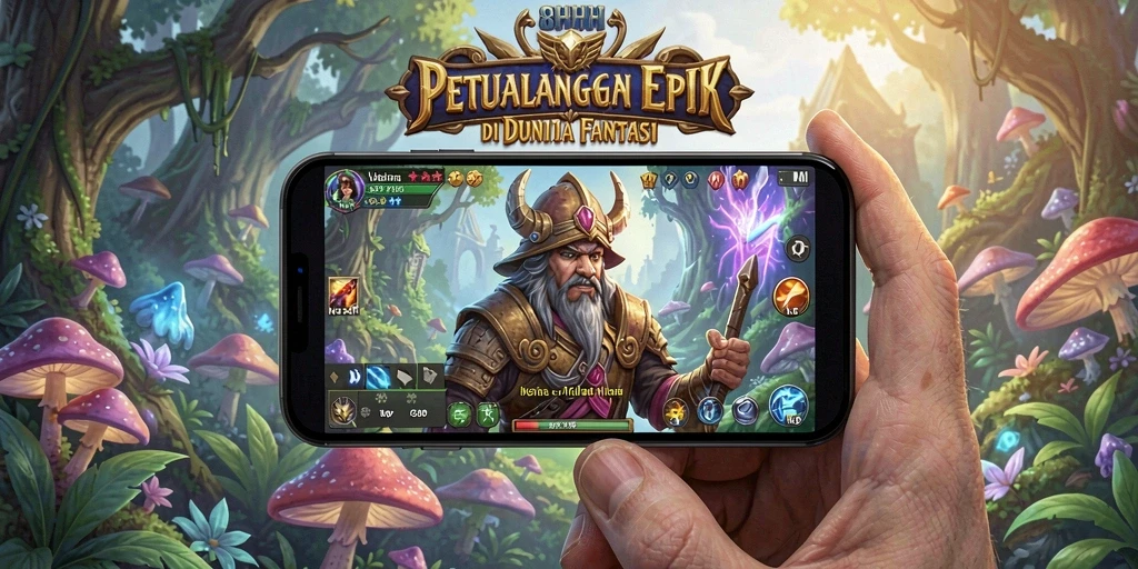 Screenshot gameplay 8HHH menampilkan pertarungan seru dan karakter yang menakjubkan.