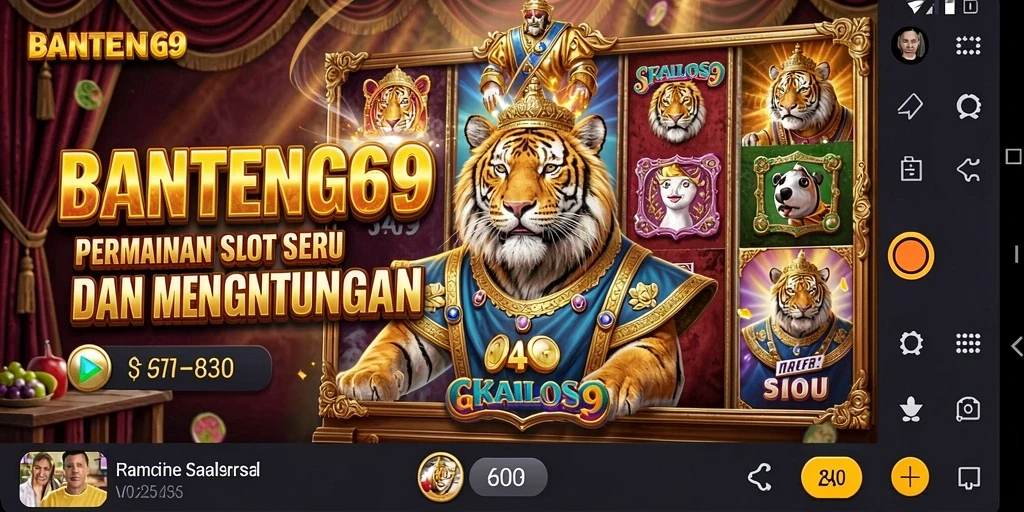 Gameplay Slot BANTENG69 yang menegangkan dan penuh warna.