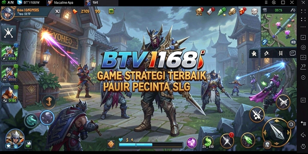 Tampilan utama gameplay BTV168 yang seru dan strategis.