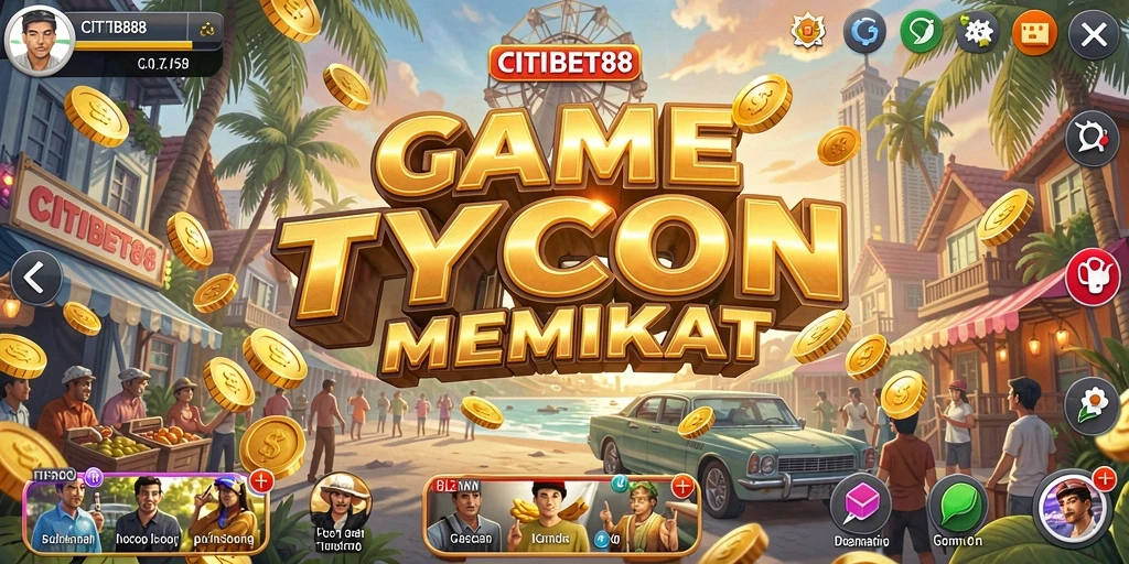 Tampilan screenshot utama CITIBET88 menampilkan gameplay Tycoon yang seru.